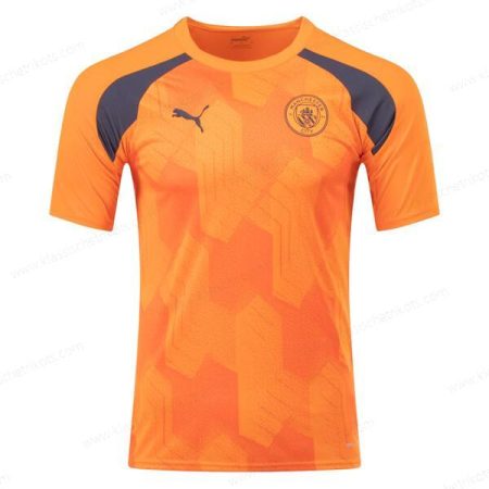 Manchester City Pre Match Training Fußballtrikots – Orange